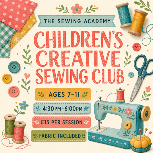 Children’s Creative Sewing Club | Ages 7–11- 17th August
