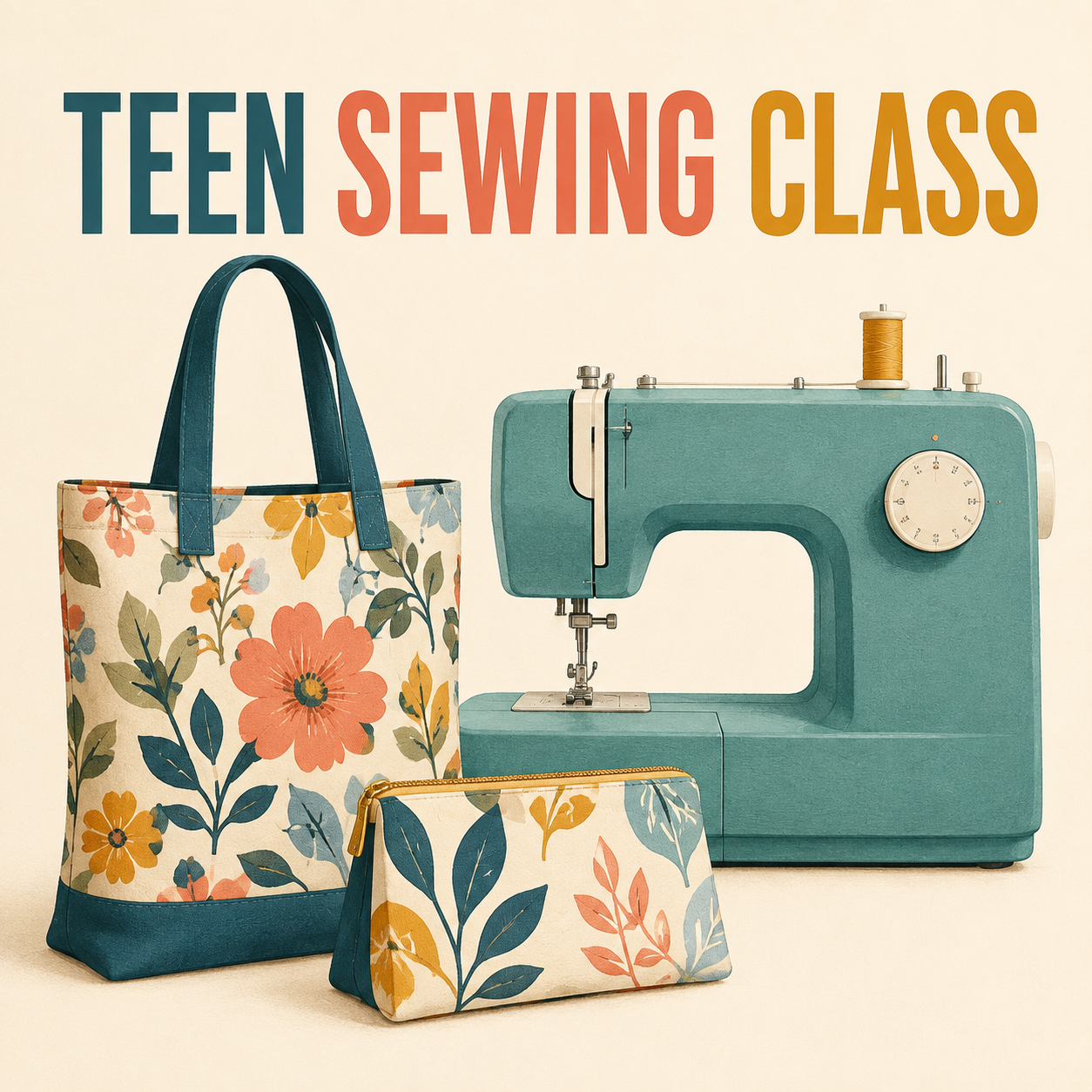 Teen Sewing Classes | Ages 12–17